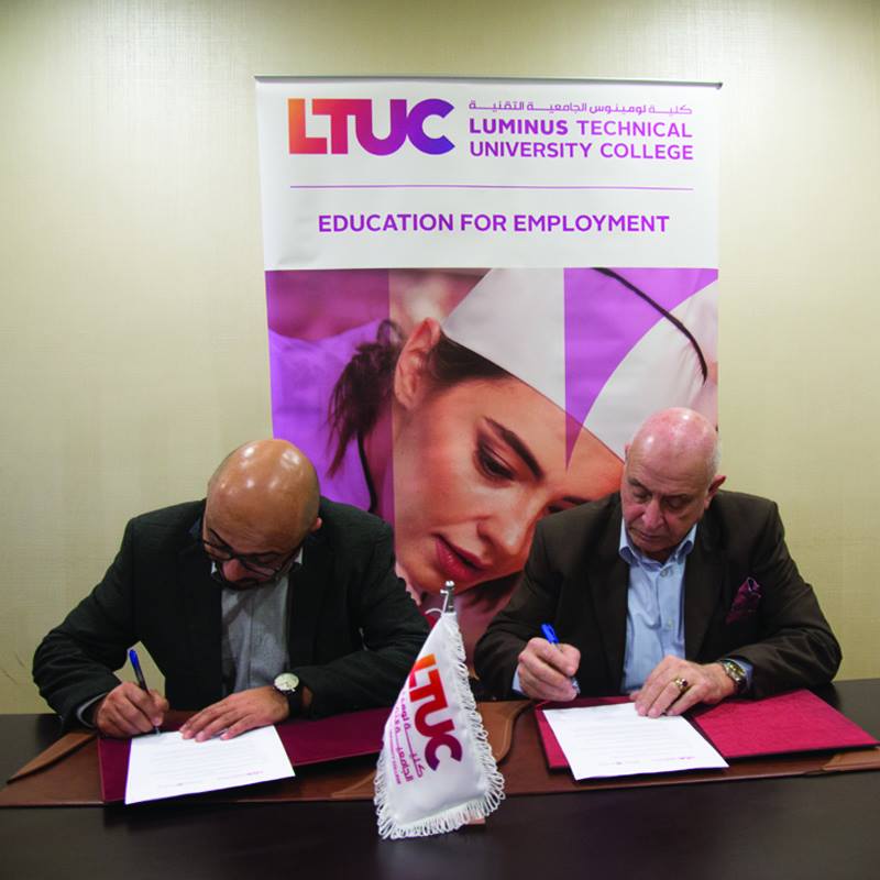 a collaboration agreement with Luminus Technical University College and the Northern Consortium of 18 British Universities (NCUK)
